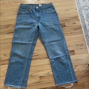 Levi's Straight Leg Blue Jeans